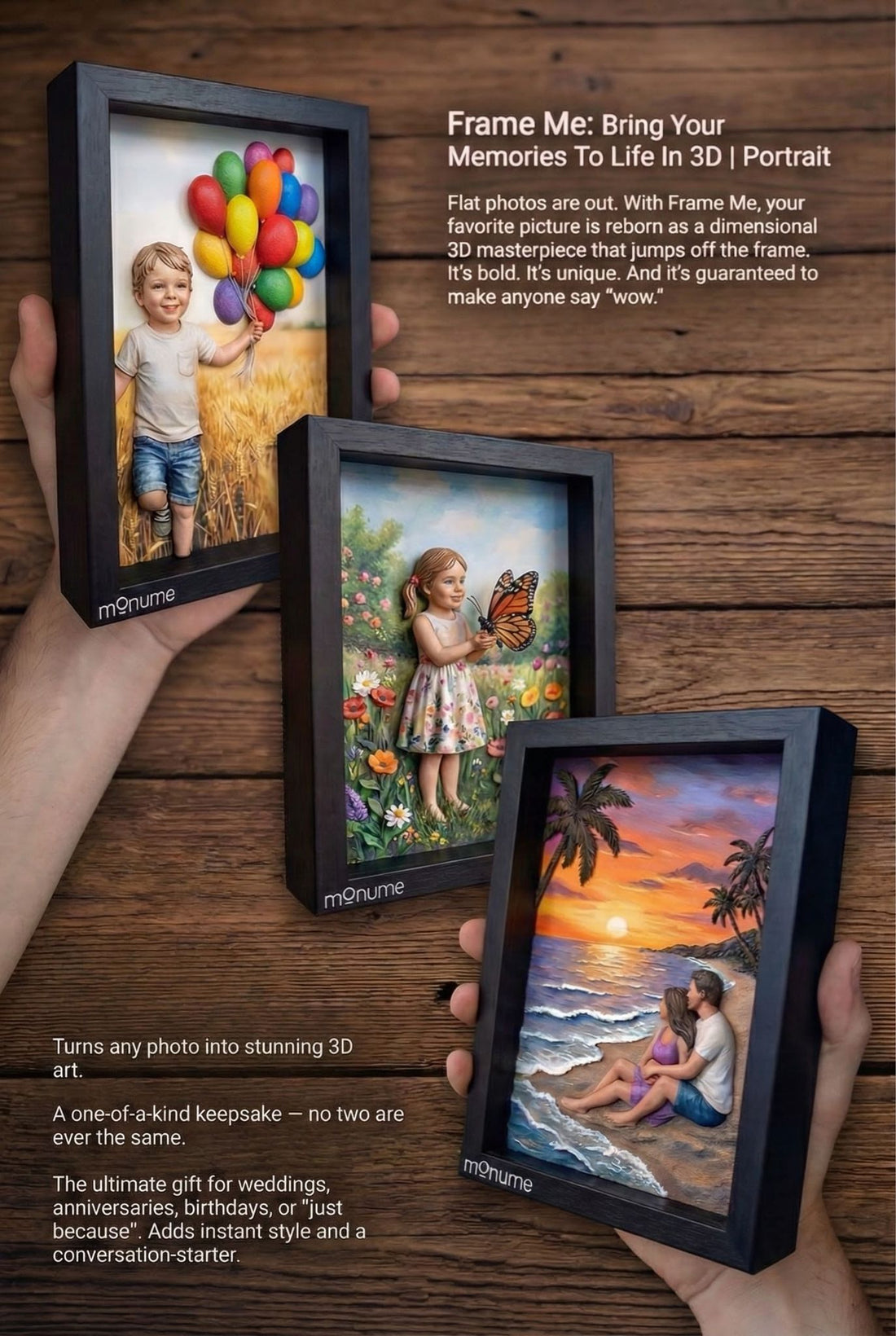 Frame Me: Bring Your Memories to Life in 3D | Portrait